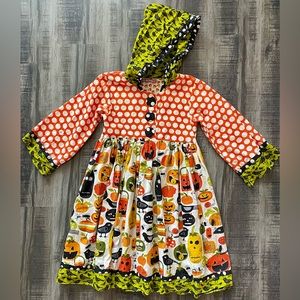 Jelly the Pug Halloween Dress-  Size 12 kids